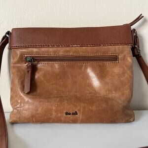 The Sak Brown Leather Crossbody / Shoulder Bag